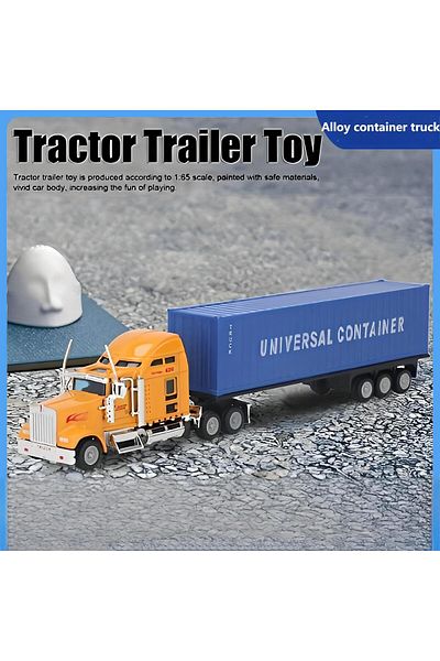 Generic Die Casting Alloy Container Truck Car Model Toy