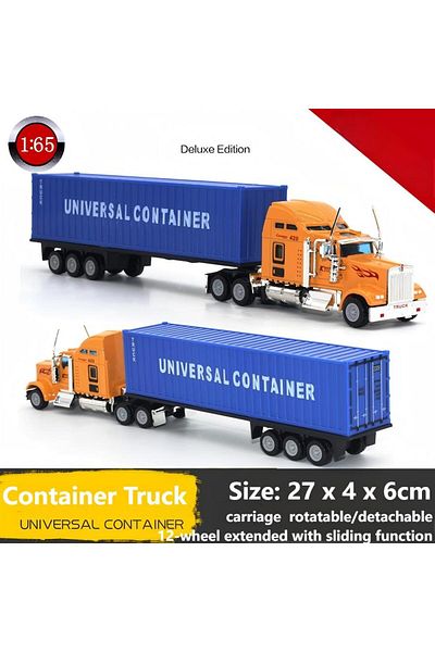 Generic Die Casting Alloy Container Truck Car Model Toy