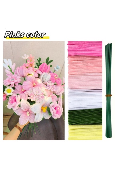 Choice مجموعة متنوعة من منظفات الأنابيب من سيقان الشنيل، 500/600 قطعة، مقاس 12 بوصة، لوازم حرفية، مجموعة كبيرة من الأدوات الفنية والحرفية