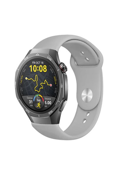 KRETON Huawei Watch Gt5 Pro Titanyum Ile Uyumlu Yumuşak Dokulu Silikon Kordon...