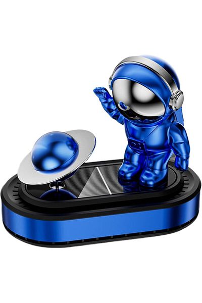 MACON Solar Car Air Freshener, Astronaut Car Scent Diffuser, Rotatable Dashboard Aromatherapy F