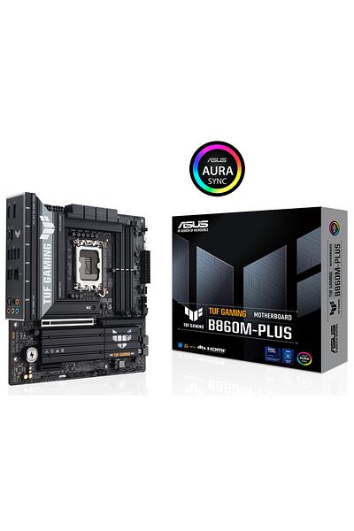 ASUS Tuf B860M-Plus Intel B860 Socket 1851 Ddr5 8800 (Oc)Mhz Matx Gaming (Gamer) Motherboard