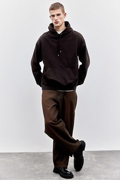 H&M Loose Fit Kapüşonlu Üst