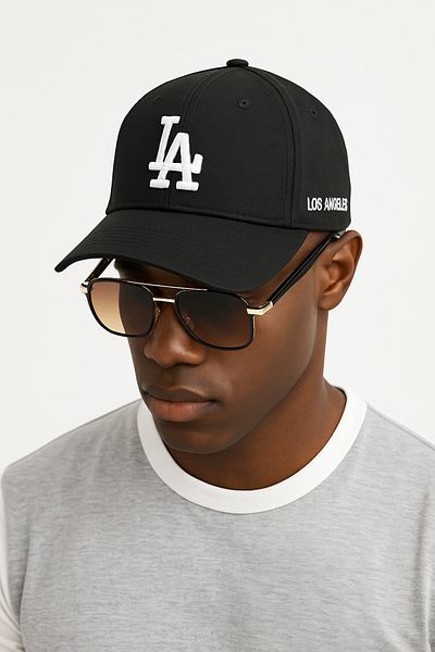 ZERAMİNE La Model Black Sports Hat Micro Fabric Unisex Hat
