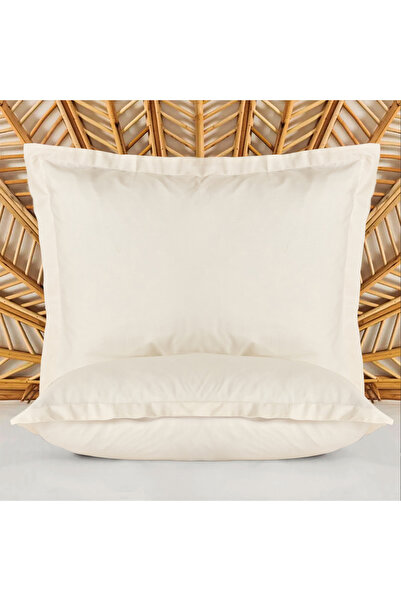 Evidea Huse de pernă Soft Basic Oxford 2 piese - Ecru - 50x70 cm