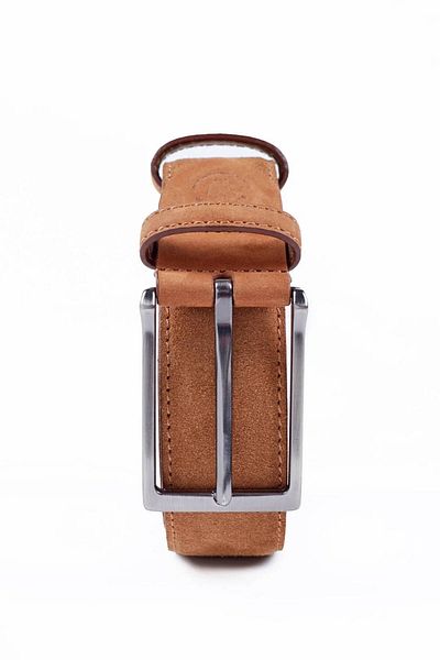 Hemington Cognac Handmade Suede Belt
