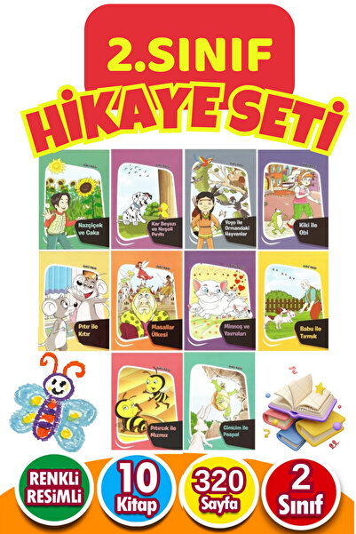GÖNÜL YAYINCILIK 2.sınıflar Için Okumayı Sevdiren Süper Hikaye Kitabı Seti