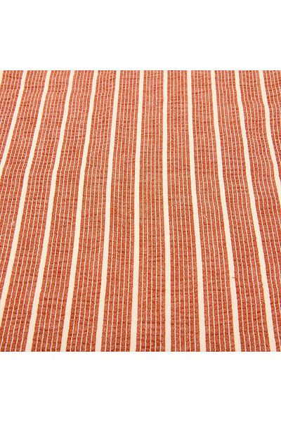 Evidea Brick Color Soft Frilly Runner - 40X126 cm