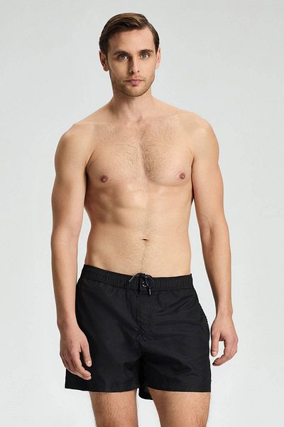 Hemington Black Special Cut Quick Dry Swimsuit