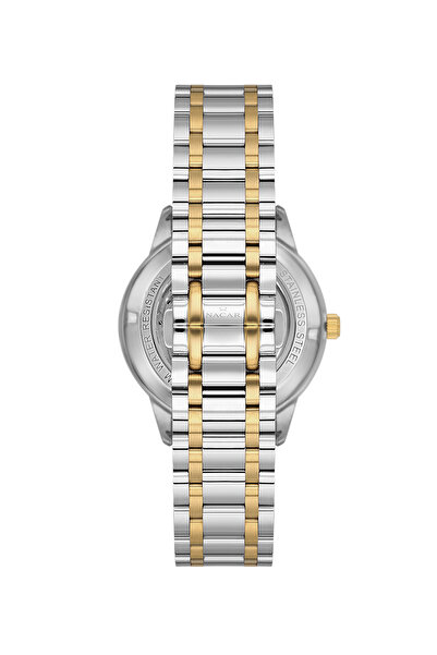Nacar Sapphire Glass Classic Silver - Gold Men's Watch Nc42-299357-Cbm