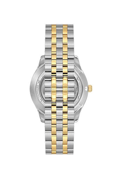 Nacar Sapphire Glass Classic Silver - Gold Men's Watch Nc42-299358-Cwm