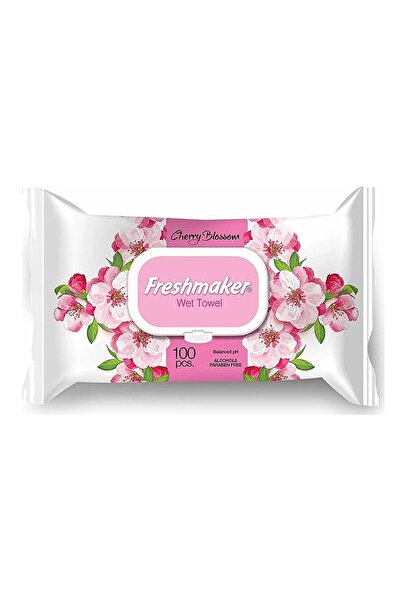 Freshmaker Islak Havlu Gül Kokulu - 1 Paket 100 Adet