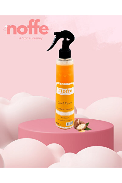 noffe Argan Fön Suyu 400ml Çift Fazlı & Elektriklenme Önleyici & Isı Koruma &...