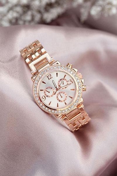 Spectrum Clariss Women's Combination Watch with Infinity Bracelet Design Metal Cord
