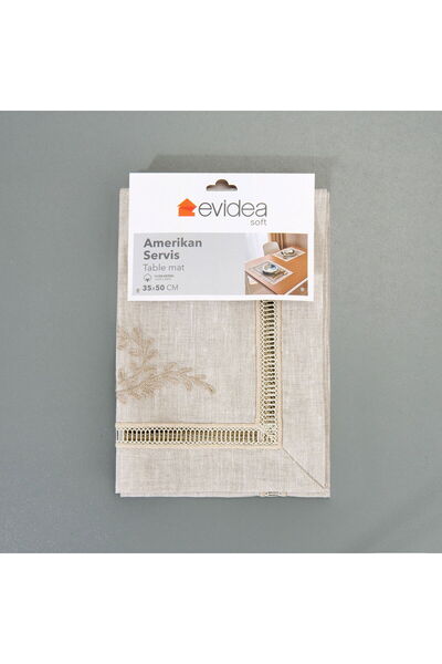 Evidea Soft Openwork 2-Piece American Service - Anthracite - 35X50 cm