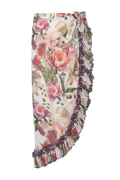 Nur Karaata Lily Bianca Long Skirt Pareo