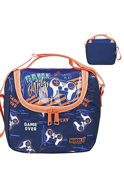 MUGGLE 3 Compartment Lets Play School Backpack+Lunch Bag