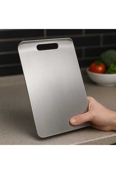 Eryıl Makina Chopping Board Stainless Set of 3 – Hygienic, Healthy and Long Lasting