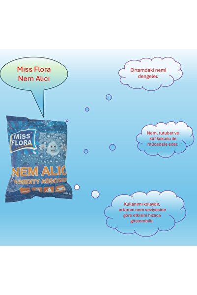 Miss Flora Nem Alıcı 450 G Yedek 6'lı Set