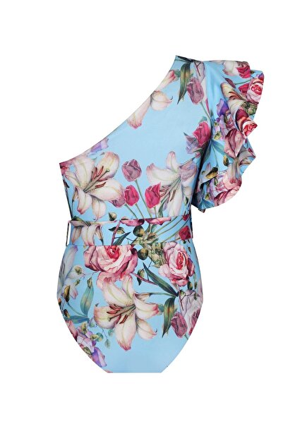 Nur Karaata Begonia Blu Swimsuit