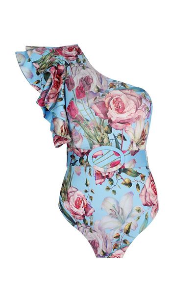 Nur Karaata Begonia Blu Swimsuit