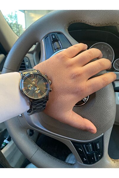 Spectrum Men's Wristwatch Steel Cord Steel Case No Fading Color Throwing