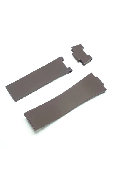 atasaat Kahverengi Ulysse Nardin Uyumlu Saat Kordonu Kayışı 3 Parça