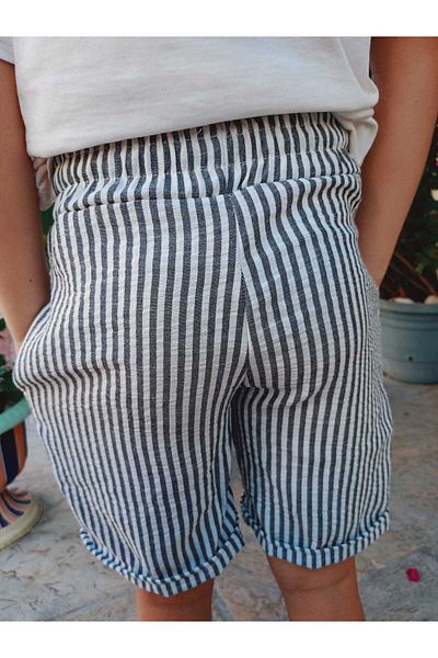 Terry Boy's Striped Linen Shorts