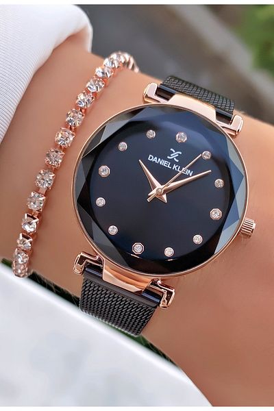 Daniel Klein Double Color Waterproof Women's Wristwatch - Bracelet Dkl00851.1.019