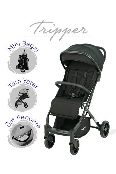 Baby Care Tripper Kabin Tipi Bebek Arabası (Siyah)