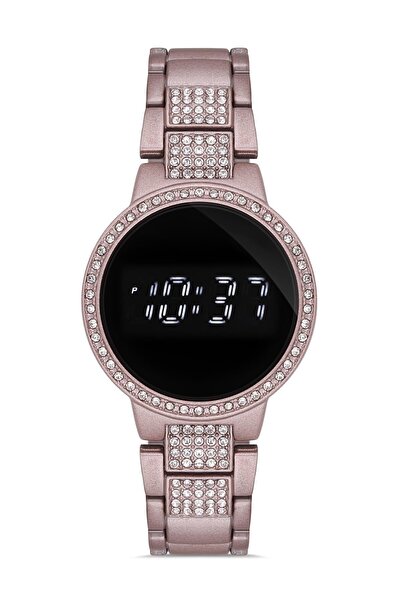 Newera Watch Metal Kordon Bayan Dijital Kol Saati Umt410092