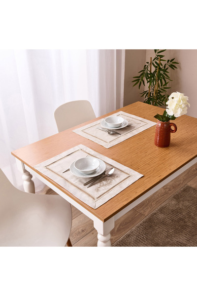 Evidea Soft Openwork 2-Piece American Service - Anthracite - 35X50 cm