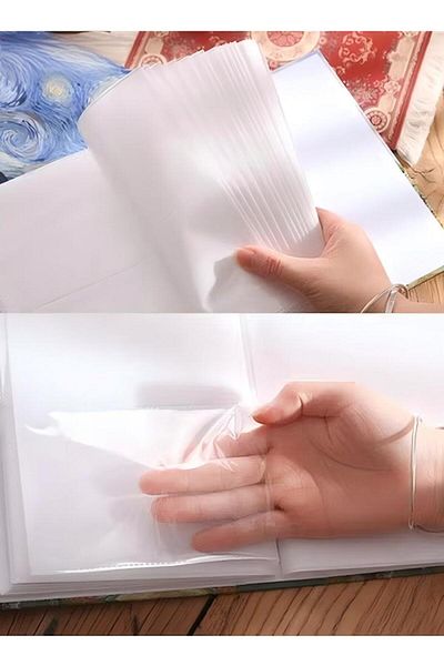 Generic 200 Pockets Foil Stamping Photo Album for 6 Inches Photos Portable Photo Album for Family Wedding Bo