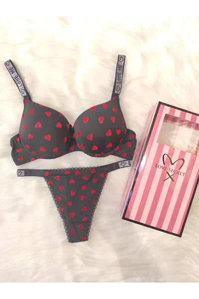 PİERLES Set de lenjerie sutien cu susținere B Cup fără cutie