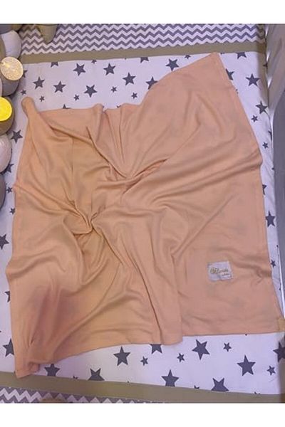 Mena Rise Şirinshop Cotton Multi-Purpose Flexible Swaddle Baby Blanket 100 * 100cm (Salmon) 1108107