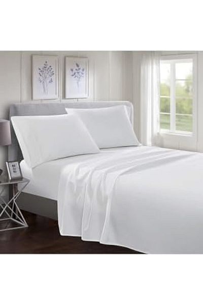 Mena Rise Şirinshop Turca-Ranforce 120X200 cm Elastic Sheet Set - White 1108107
