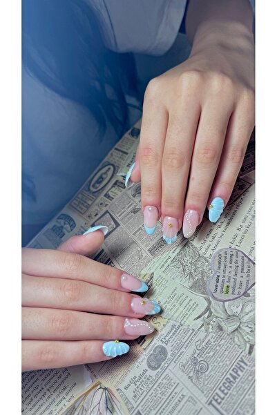 Violet nails Takma tırnak