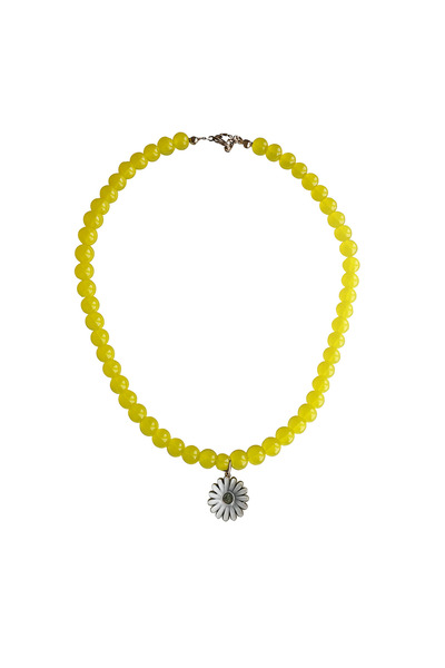 Venus Design Colorful Glass Bead Necklace