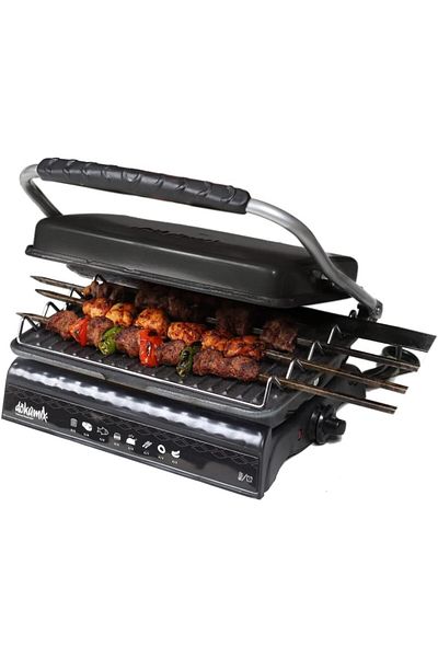 Mena Rise Şirinshop Dökümix Ultra Plus Organic Iron Casting Grill & Toaster Black Grill Apparatus