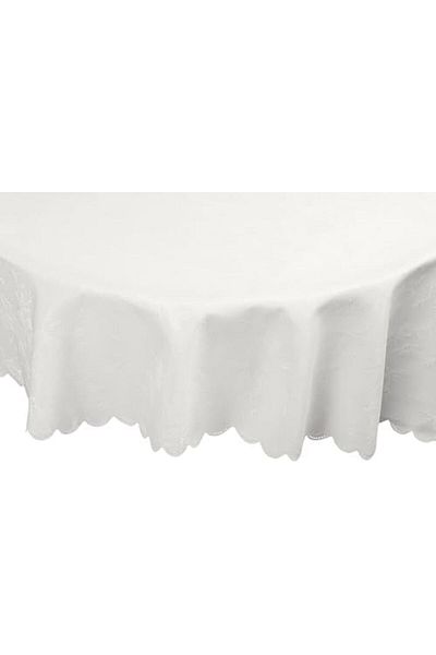 Mena Rise Diyar-Ifırsatshop Ayana Worry-Free Round Tablecloth Ecru 150cm 1017157