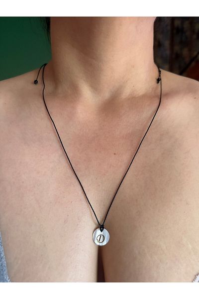 DGK COLLECTİON Letter D Complement Adjustable Necklace