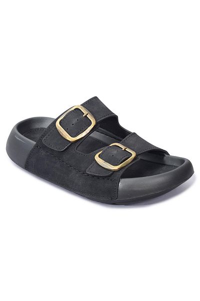 Qramed Orthopedix Double Strap Buckle Unisex Sports Slippers Qr25150