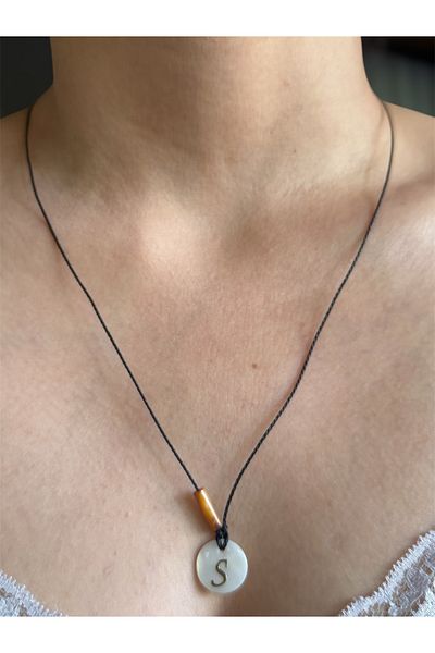 DGK COLLECTİON Letter S Complementary Adjustable Necklace