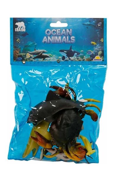 Hyd Toy Sea Creatures Ocean Animals Play Set Medium Size Water Game