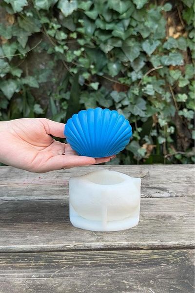 Mena Rise Large Seashell 3D Candle Mold (Silicone) 1017157