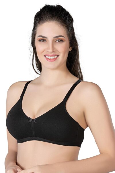 byasafkids Black Mi Emay 1420 Modal Cotton Bra