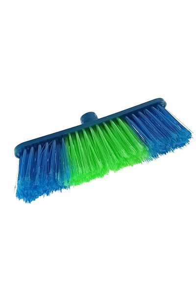 OEM Plastic broom, dimensions 265x110x45mm, bristle length 75mm, without handle, blue