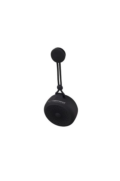 ESPERANZA Esperanza Monsoon portable speaker, 3W, ipx 4, bluetooth v.3.0, 300 mAh battery, 96 x 86 mm, black