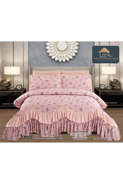 FIONNA.RO Cuvertura Finet Pemium - Pink/Small Flowers