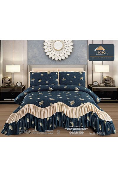 FIONNA.RO Cuvertura Finet Pemium - Bluemarin/Flowers
